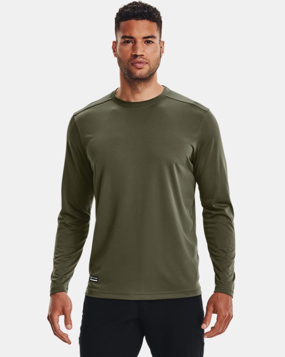 Men's Tactical UA Tech™ Long Sleeve T-Shirt, Green, pdpMainDesktop image number 0